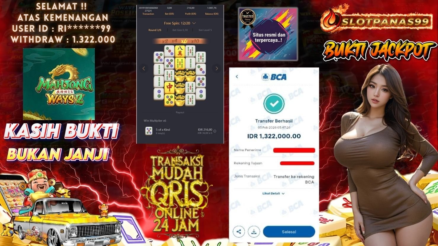 SLOTPANAS99 JACKPOT SLOT MAHJONG WAYS 2
